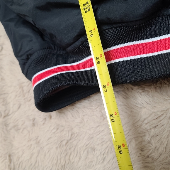 Houston Rockets Black Hooded UNK, NFL Jacket, Size Large, Vintage - Picture 4 of 7